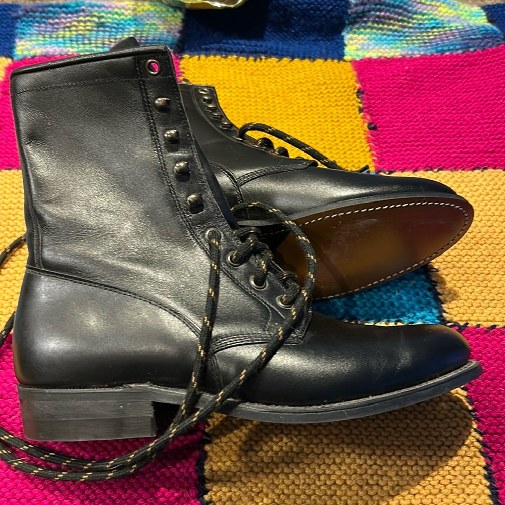 Vintage BILTRITE “silver rebel” Learher Boots